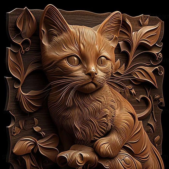 3D model kitty (STL)